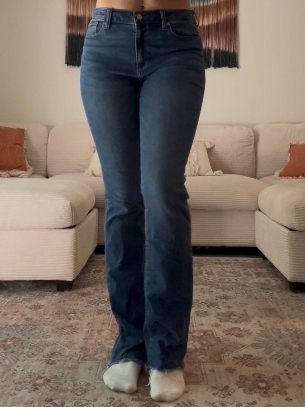 American Eagle Outfitters Dark Blue Bootcut Jeans